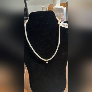 Elegant 18k Mikimoto  Pearl Necklace